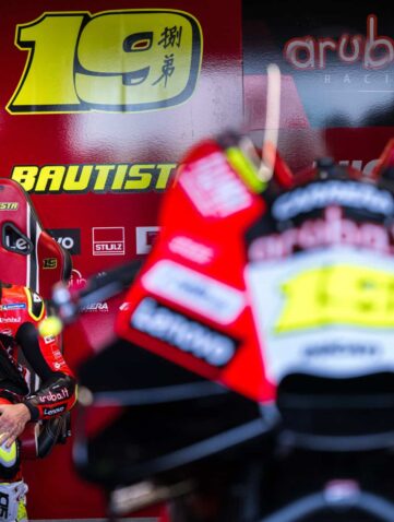 Alvaro Bautista lors d'un des tests de Misano