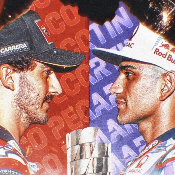 dernier duel de la saison MotoGP2023 entre Bagnaia et Martin