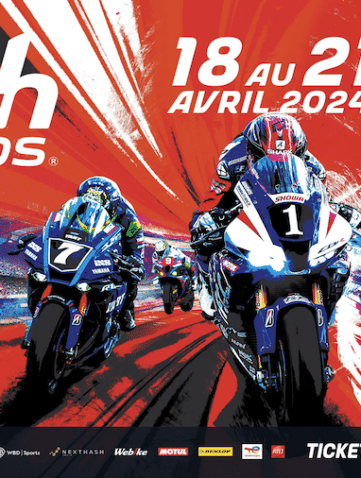 Affiche 24 Heures Moto 2024