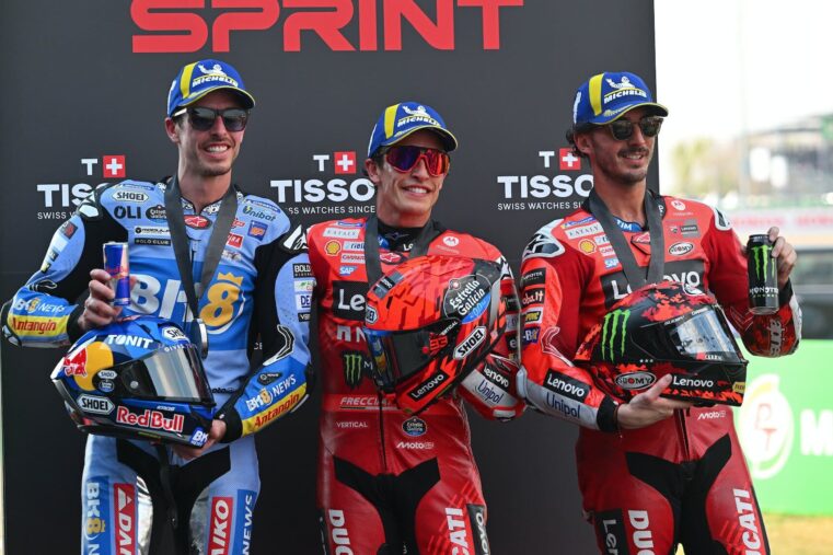 Podium MotoGP de Thaïlande